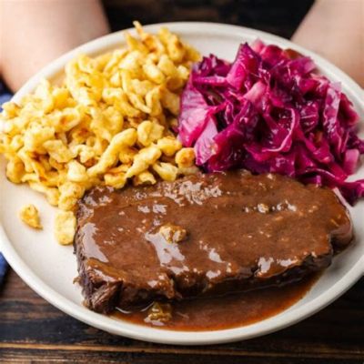  Suihuaer Sauerbraten mit Glühweinsoße: Ein herzhaftes Festmahl für kalte Wintertage!